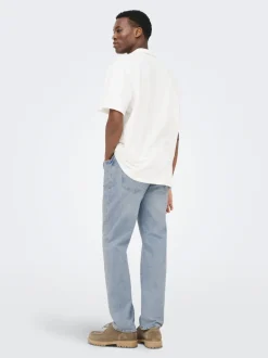 ONSEDGE Middels høyt snitt Straight Fit Jeans