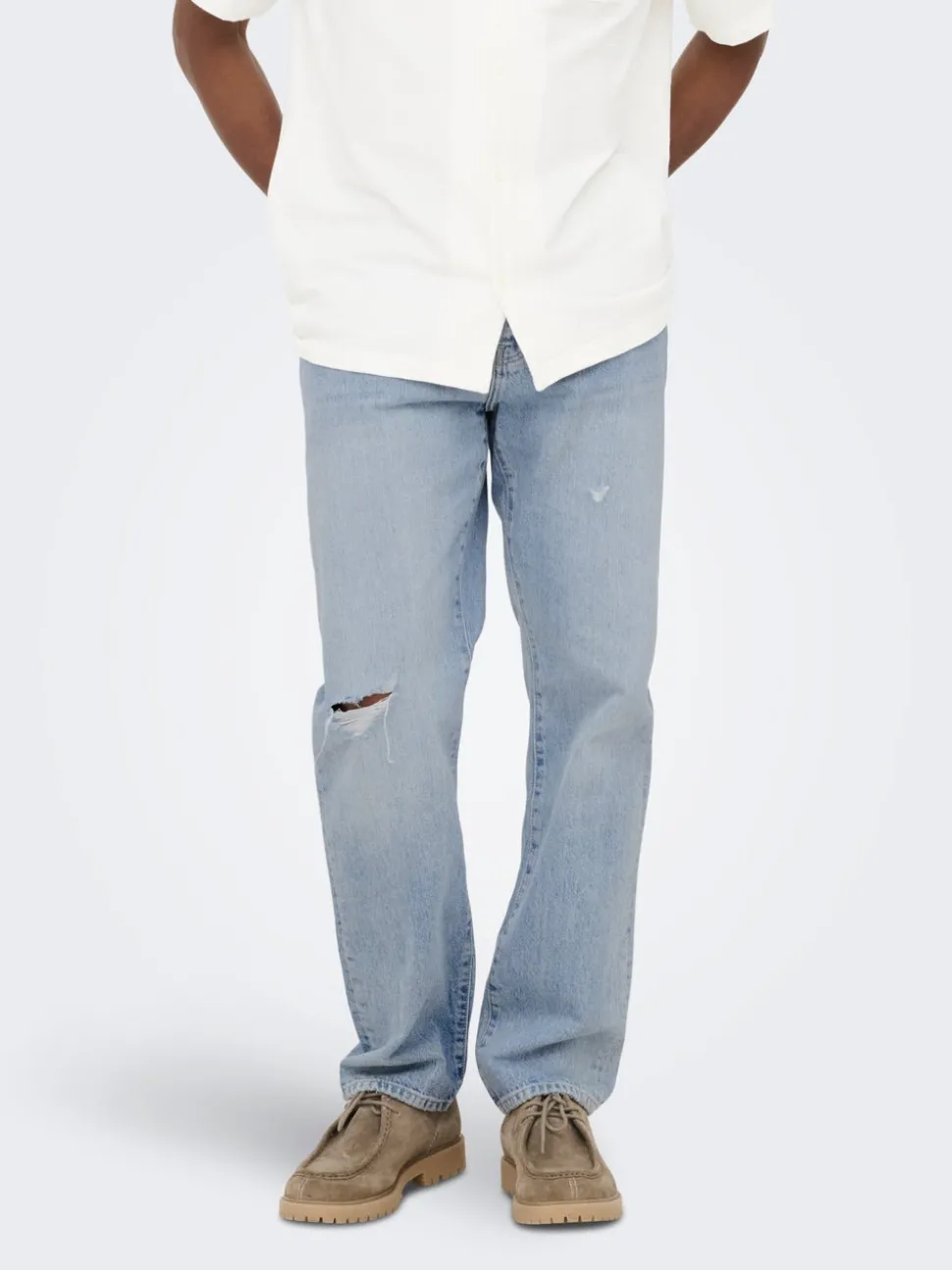 ONSEDGE Middels høyt snitt Straight Fit Jeans