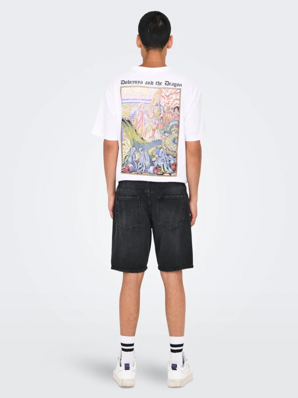 ONSEDGE Middels høyt snitt Straight Fit Shorts