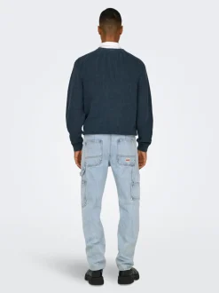 ONSEDGE Middels høyt snitt Straight Fit Jeans
