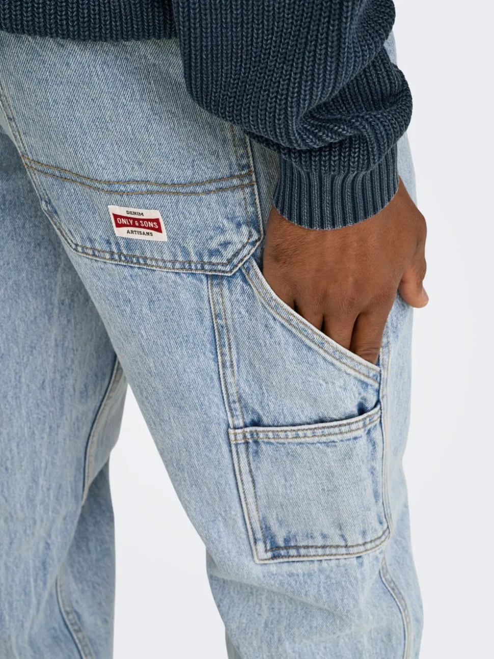 ONSEDGE Middels høyt snitt Straight Fit Jeans