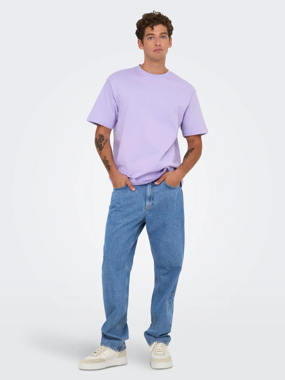 ONSEDGE Middels høyt snitt Straight Fit Jeans