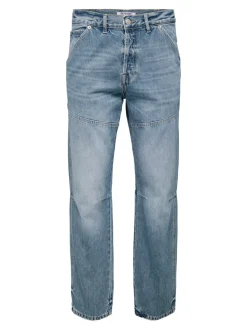 ONSEDGE Middels høyt snitt Straight Fit Jeans