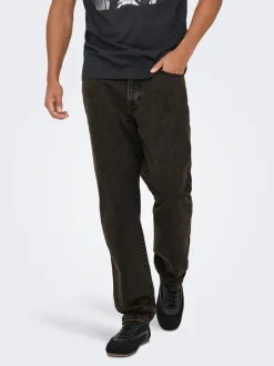 ONSEDGE Middels høyt snitt Straight Fit Jeans