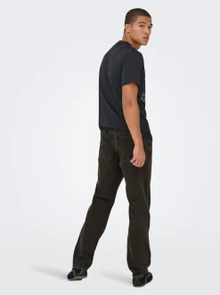 ONSEDGE Middels høyt snitt Straight Fit Jeans