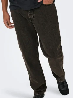 ONSEDGE Middels høyt snitt Straight Fit Jeans