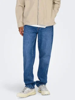ONSEDGE Middels høyt snitt Straight Fit Jeans