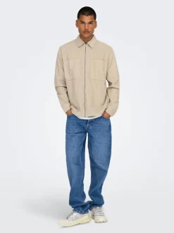 ONSEDGE Middels høyt snitt Straight Fit Jeans