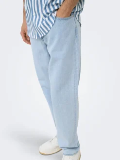 ONSEDGE Middels høyt snitt Straight Fit Jeans