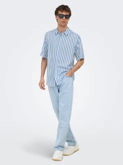 ONSEDGE Middels høyt snitt Straight Fit Jeans