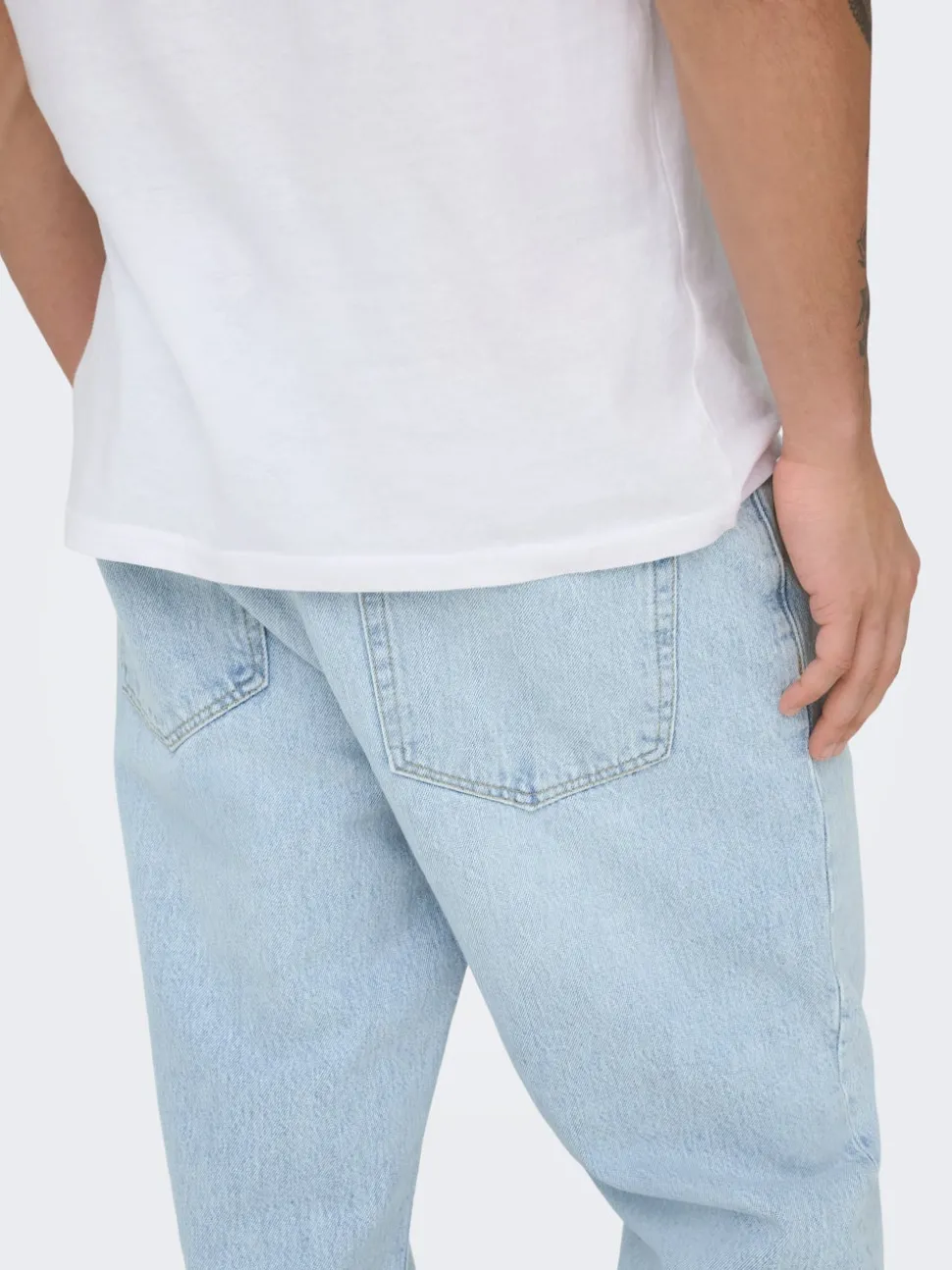 ONSEDGE Middels høyt snitt Straight Fit Jeans