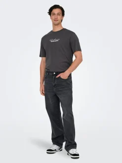 ONSFADE Høy midje Loose fit Jeans