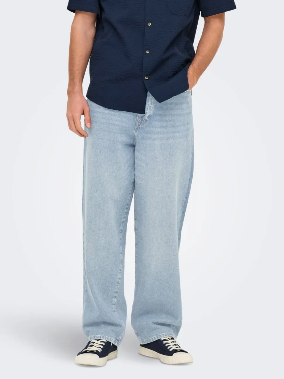 ONSFADE Høy midje Loose fit Jeans