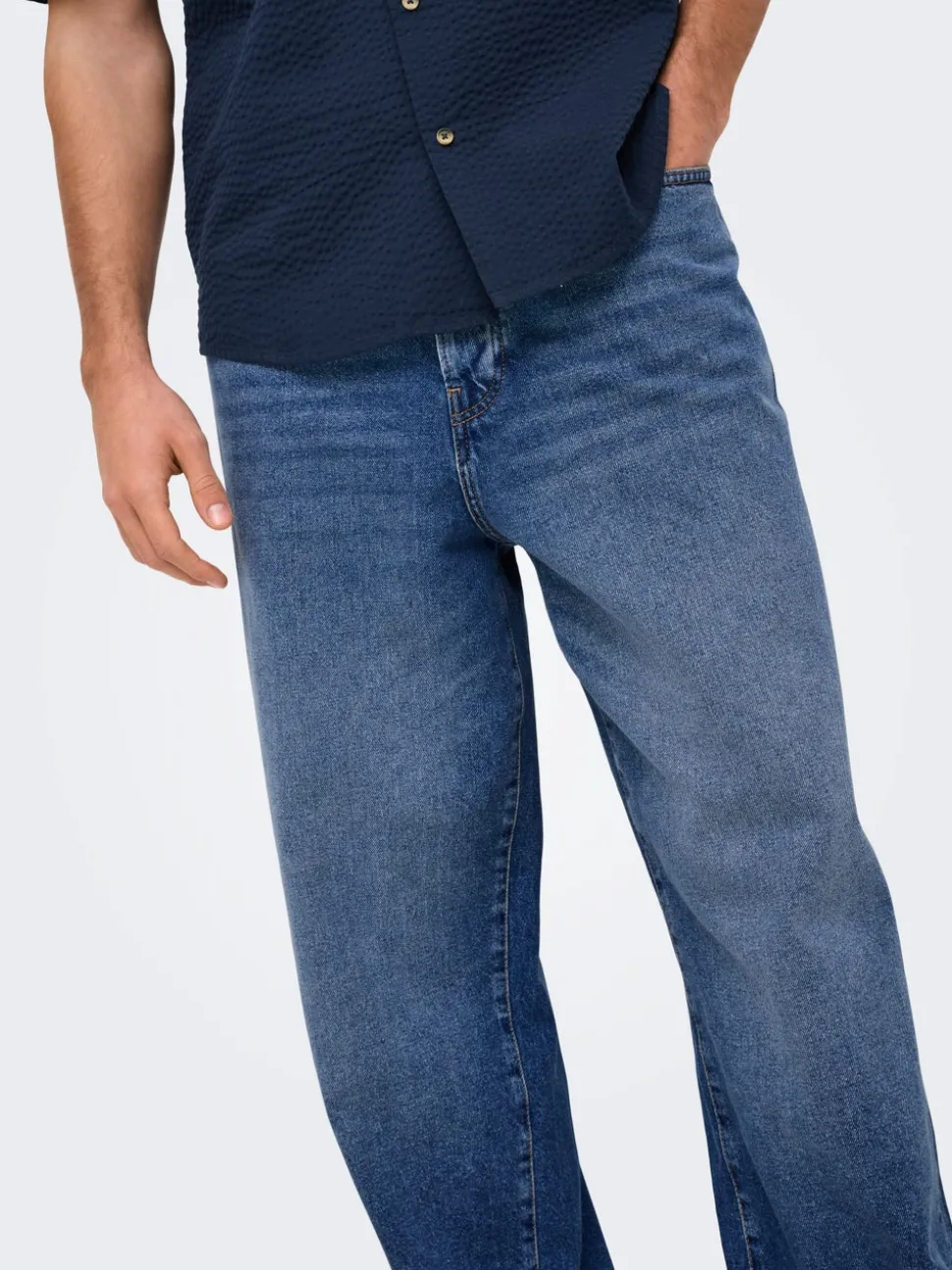 ONSFADE Høy midje Loose fit Jeans