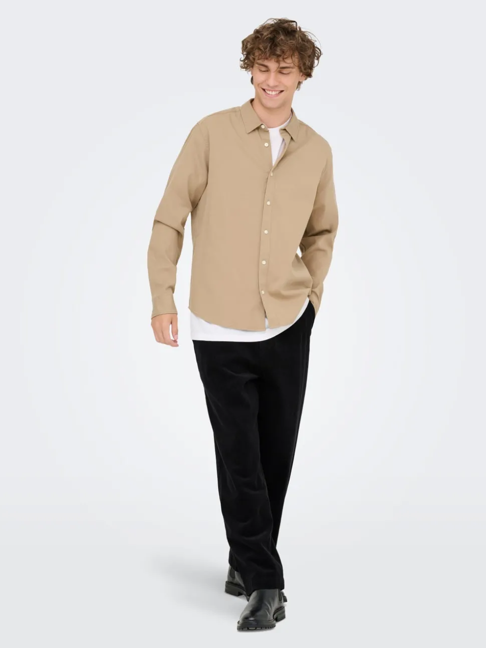 ONSFADE Loose fit corduroy Bukser