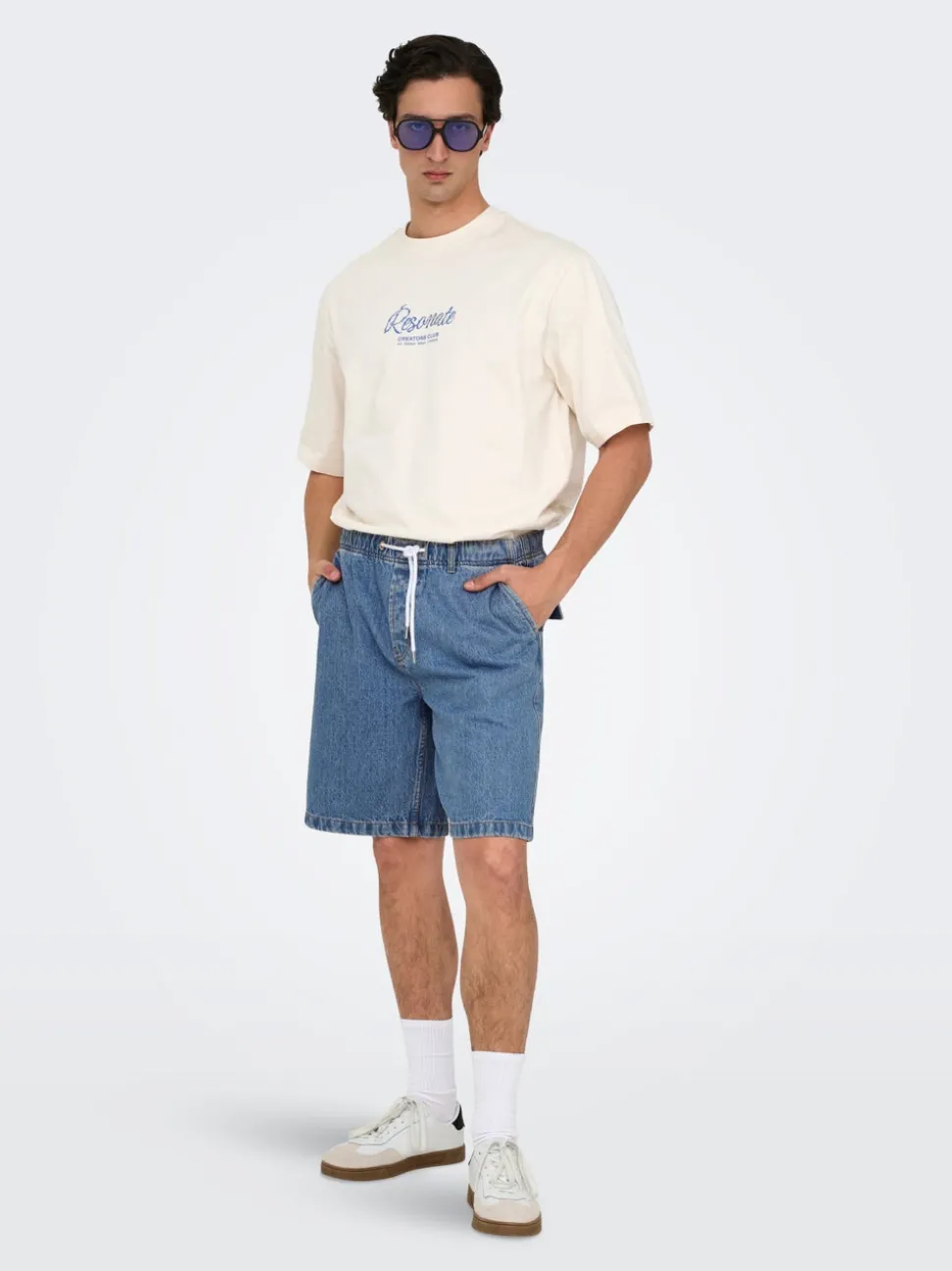 ONSFADE Middels høy midje Loose fit Cargoshorts