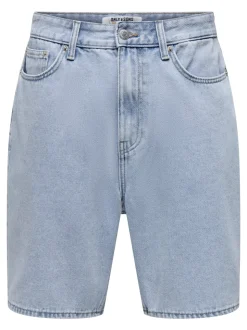 ONSFADE Middels høyt snitt Straight Fit Shorts
