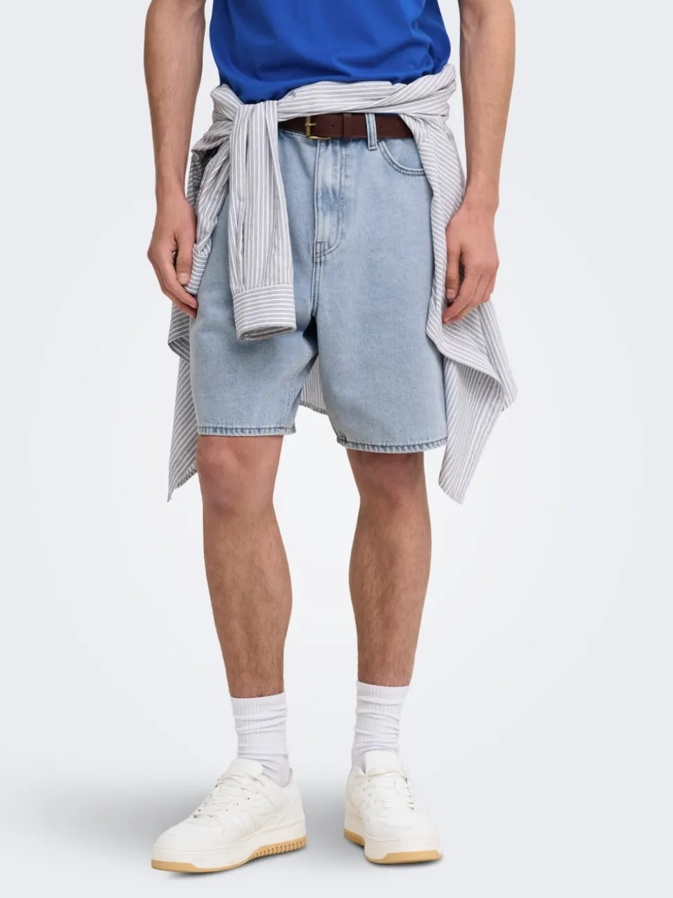 ONSFADE Middels høyt snitt Straight Fit Shorts