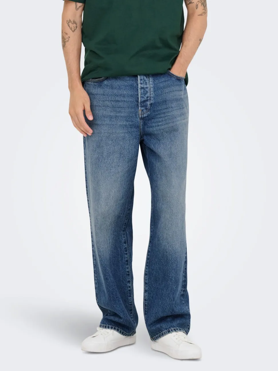 ONSFADE Middels høyt snitt Loose fit Jeans