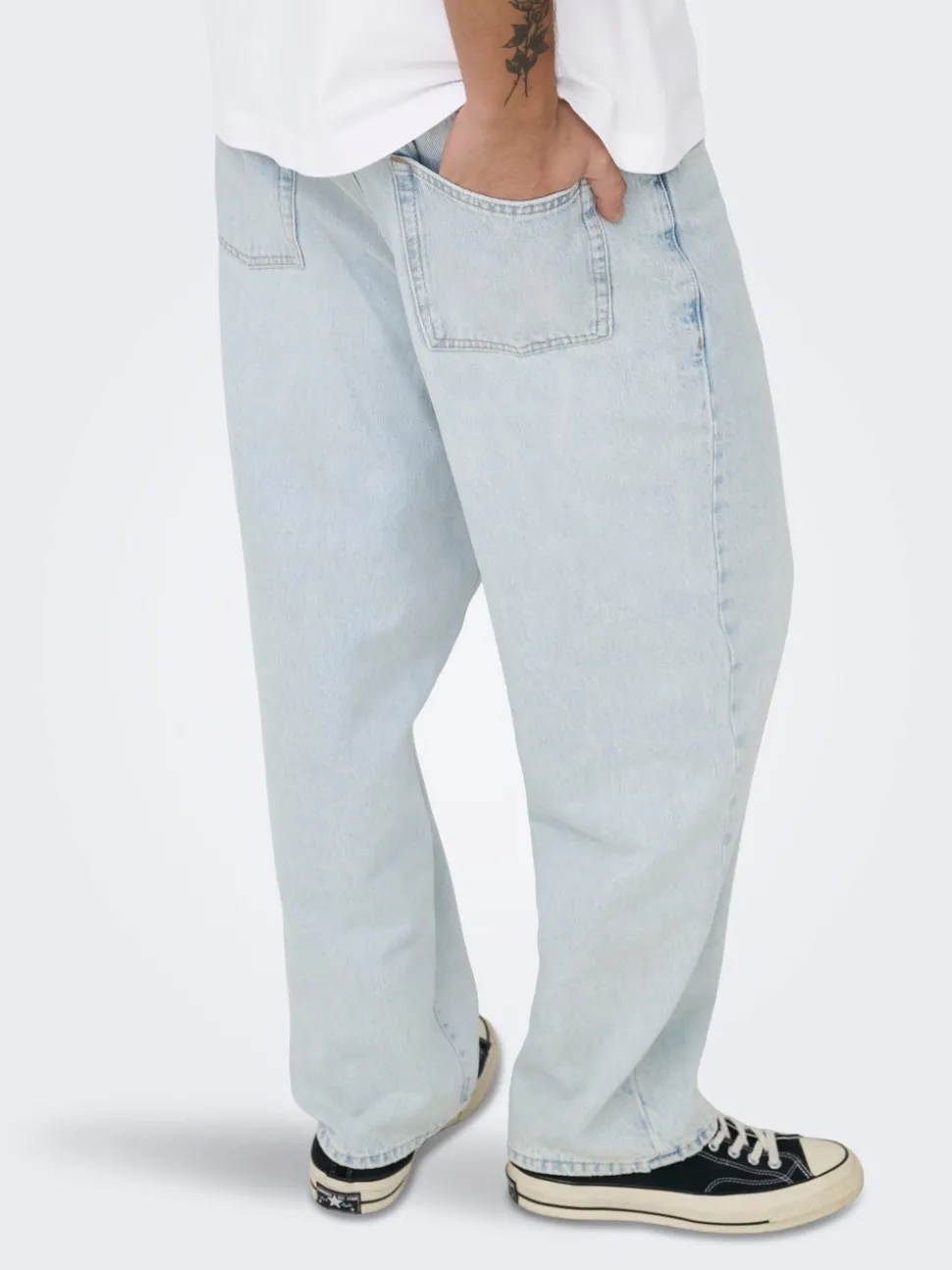 ONSFADE Middels høyt snitt Loose fit Jeans