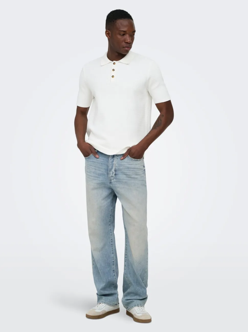 ONSFADE Middels høyt snitt Loose fit Jeans