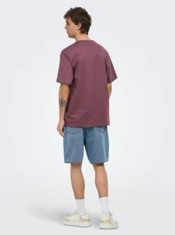 ONSFADE Middels høyt snitt Straight Fit Shorts