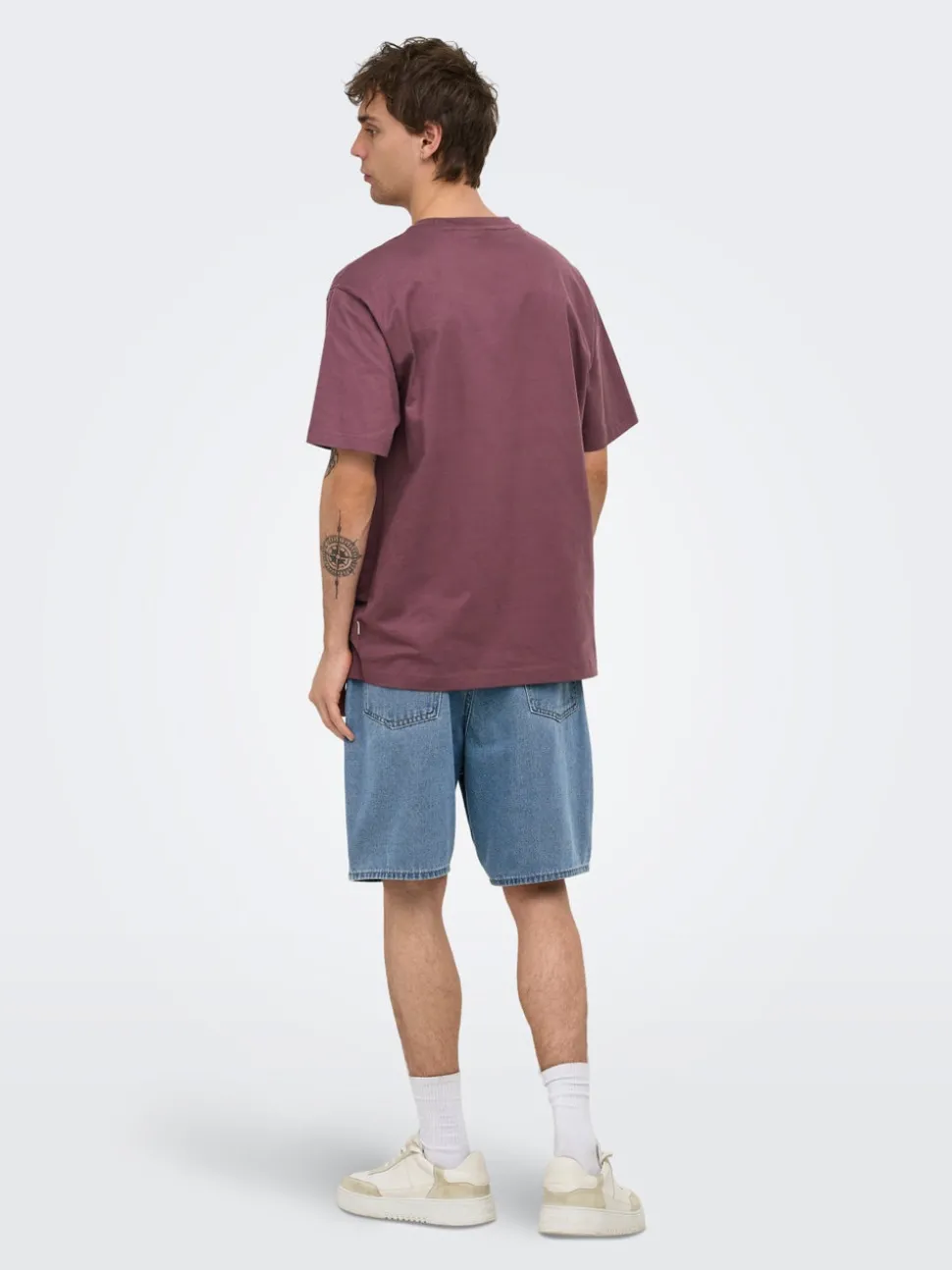 ONSFADE Middels høyt snitt Straight Fit Shorts