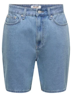 ONSFADE Middels høyt snitt Straight Fit Shorts