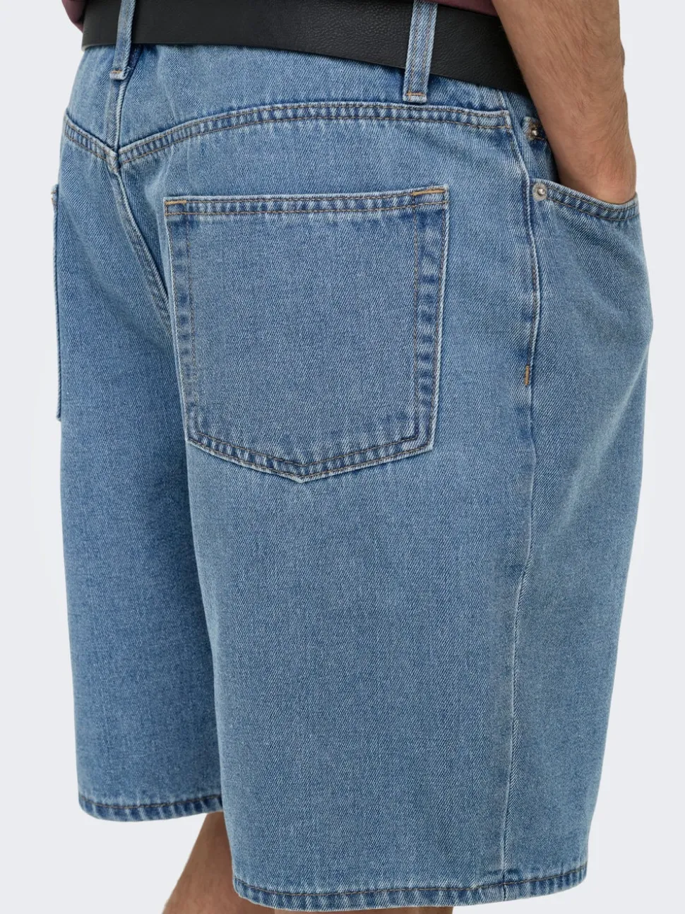 ONSFADE Middels høyt snitt Straight Fit Shorts