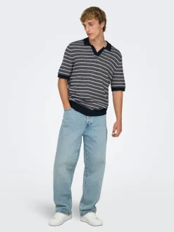 ONSFADE Middels høyt snitt Loose fit Strecth Jeans