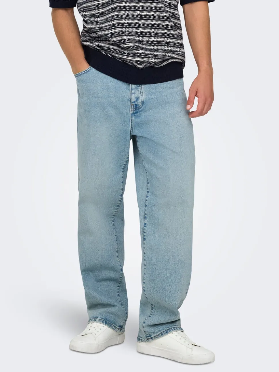 ONSFADE Middels høyt snitt Loose fit Strecth Jeans