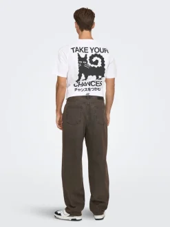 ONSFADE Middels høyt snitt Loose fit Jeans