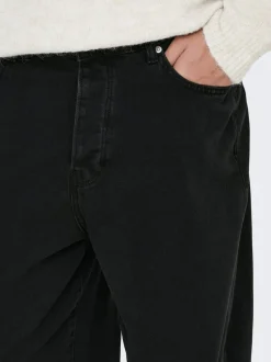ONSFIVE Middels høyt snitt Baggy Fit Jeans