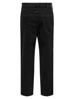 ONSFIVE Middels høyt snitt Baggy Fit Jeans
