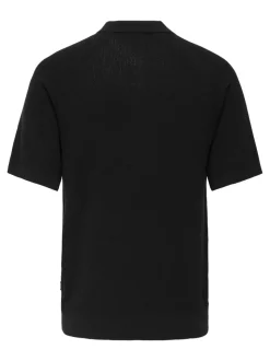 ONSJAMES Strikket poloskjorte
