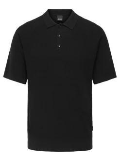 ONSJAMES Strikket poloskjorte