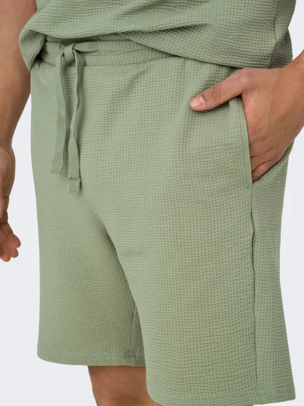 ONSKIAN Middels høy midje Straight Fit Shorts
