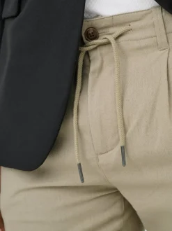 ONSLEO Tapered Fit - Cropped Lin Chinobukse
