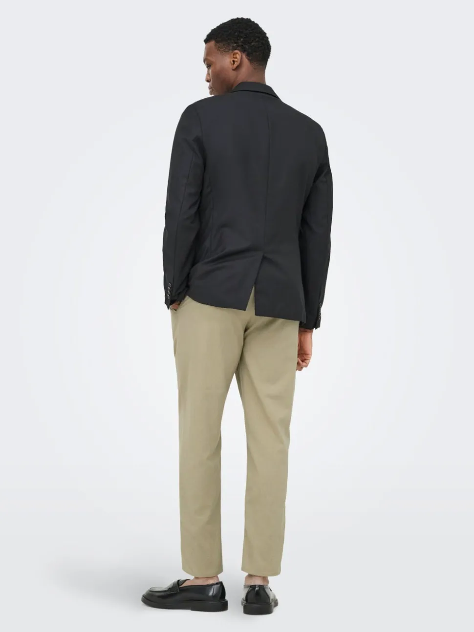 ONSLEO Tapered Fit - Cropped Lin Chinobukse