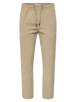 ONSLINUS Cordfløyelsbukser med tapered fit