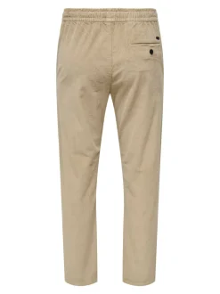 ONSLINUS Cordfløyelsbukser med tapered fit