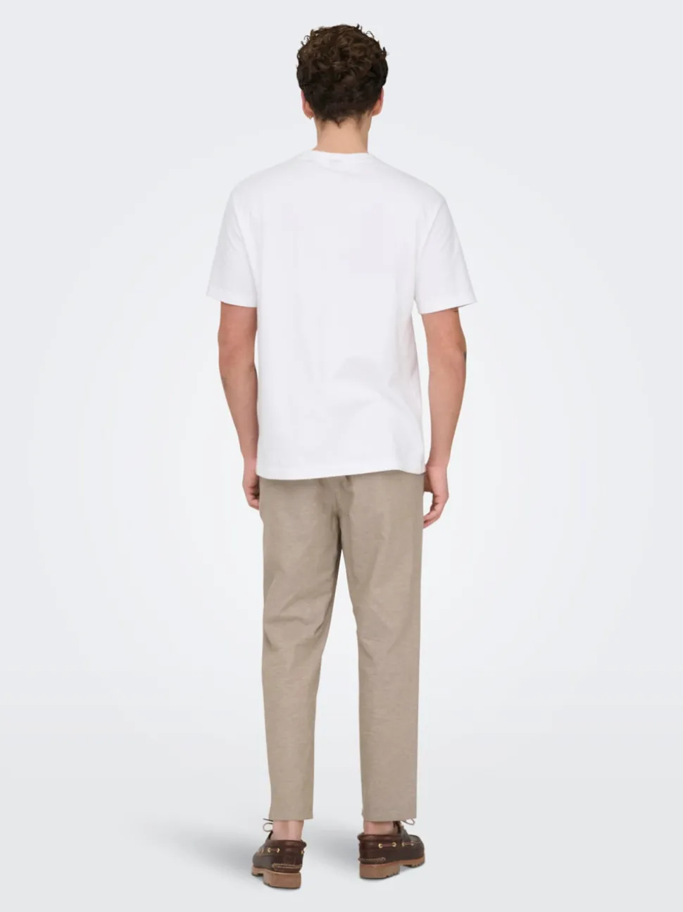 ONSLINUS Tapered Fit Lin Joggebukse