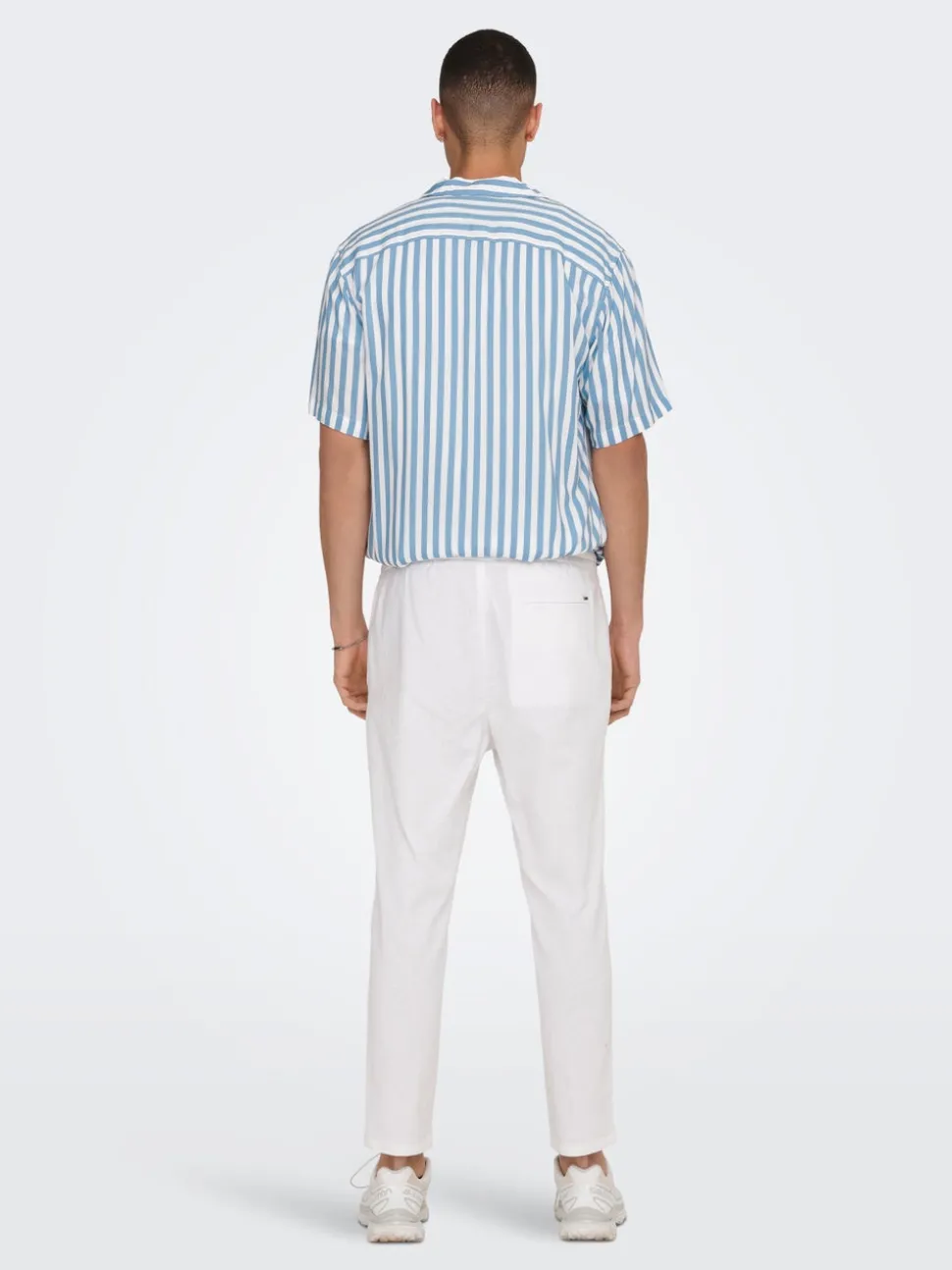 ONSLINUS Tapered Fit Lin Joggebukse