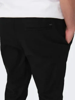 ONSLINUS Tapered Fit Lin Joggebukse