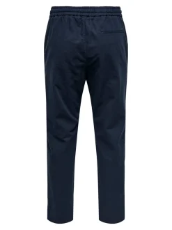 ONSLINUS Tapered Fit Lin Joggebukse