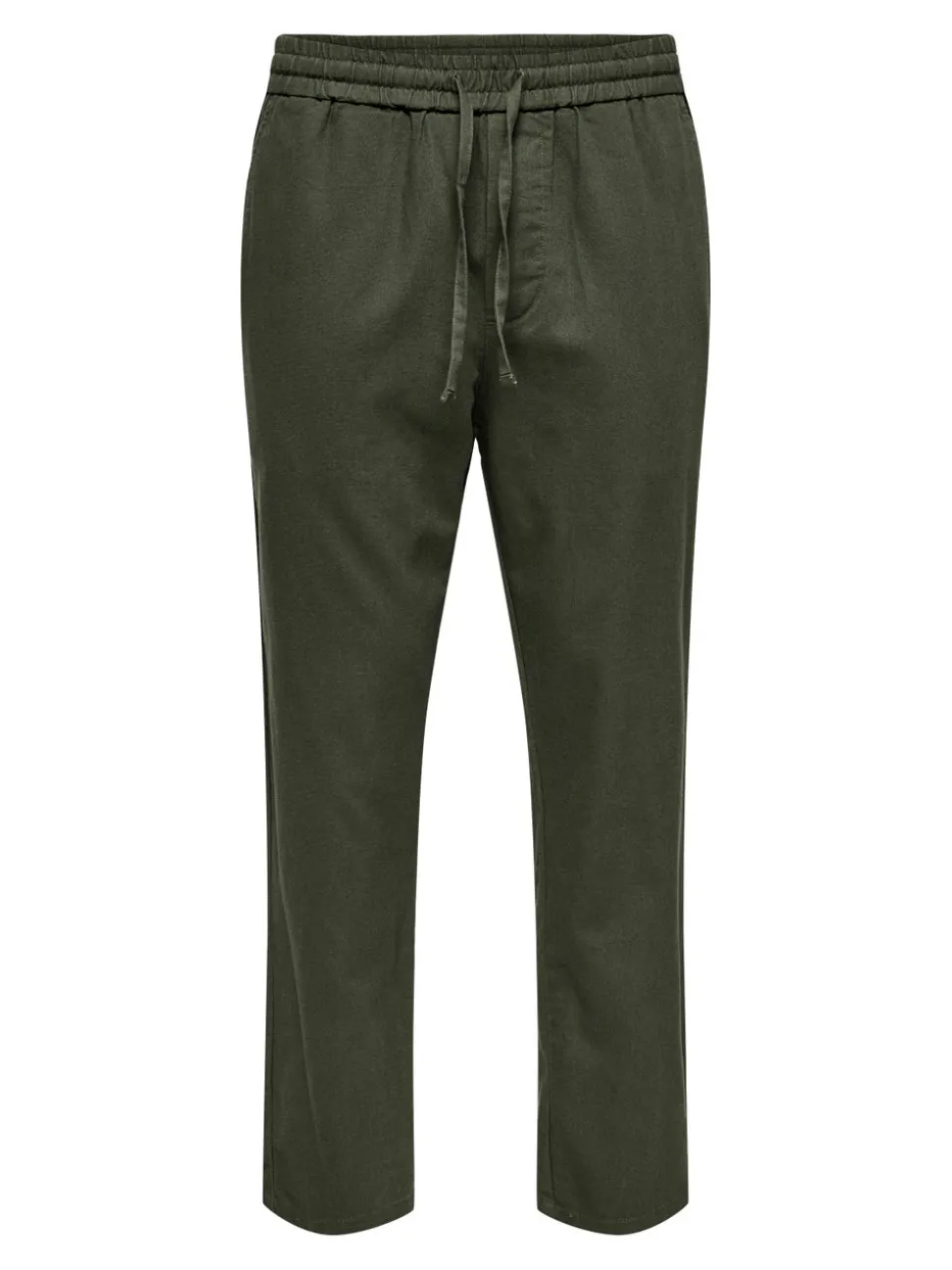 ONSLINUS Tapered Fit Lin Joggebukse