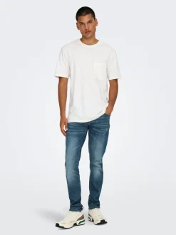 ONSLOOM Lavt snitt Slim Tapered Fit Jeans