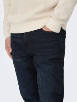ONSLOOM Middels høy midje Slim Fit Jeans