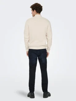 ONSLOOM Middels høy midje Slim Fit Jeans