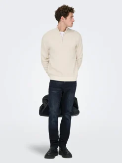 ONSLOOM Middels høy midje Slim Fit Jeans